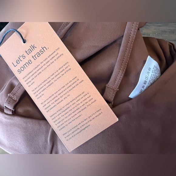 Girlfriend Collective Brown Sports Bra - Picture 7 of 10